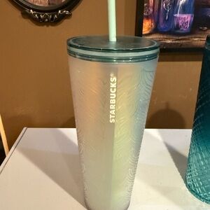 2021 50th Anniversary Starbucks iridescent mermaid tail tumbler